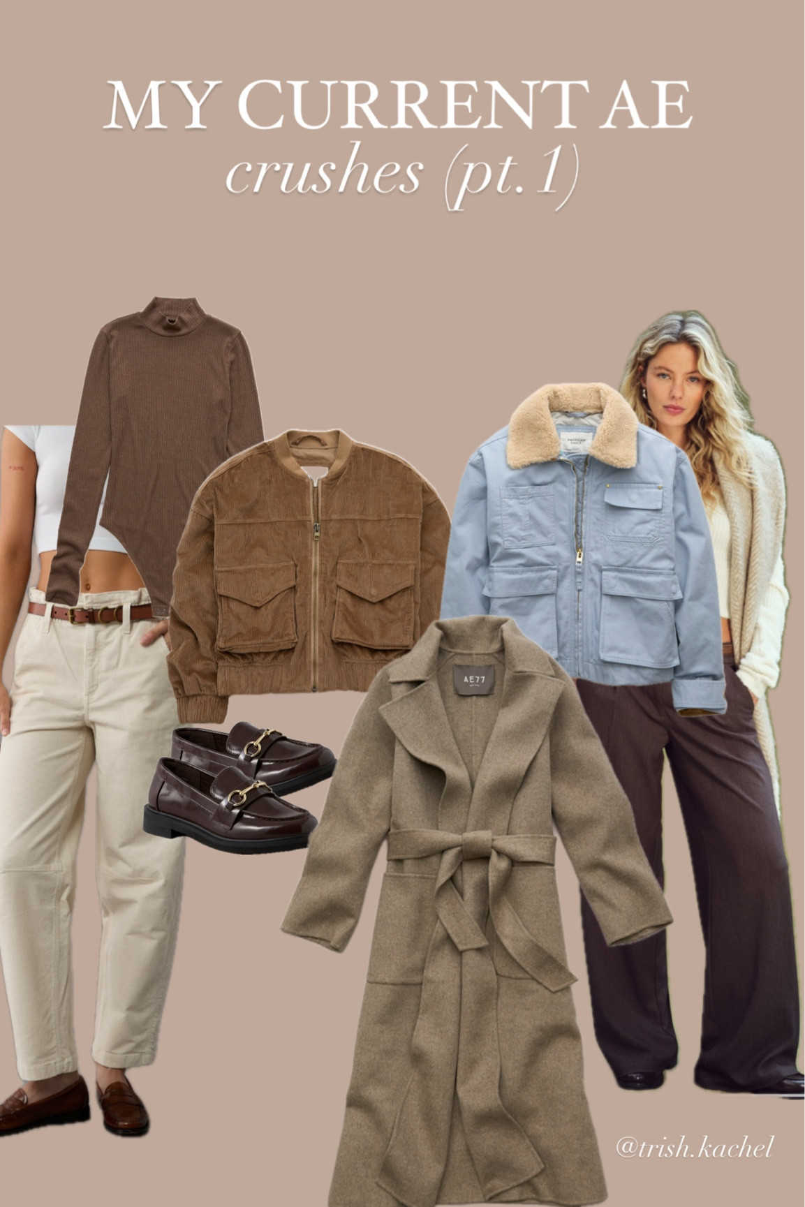 So many to crush on! AE is killing it with their new arrivals! Here is my part one of my wish list for Fall/Early Winter looks! Hope you enjoy these outfit ideas! #ae #falloutfitideas #cozyoutfit #trendyfashion

#LTKMidsize #LTKOver40 #LTKSeasonal
