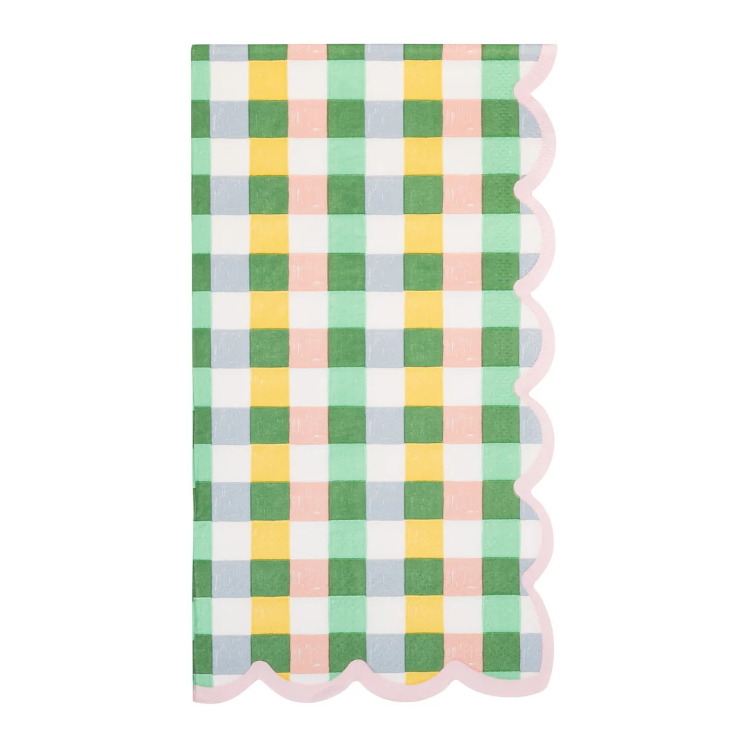 Hopscotch Gingham Dinner Napkin | My Mind's Eye