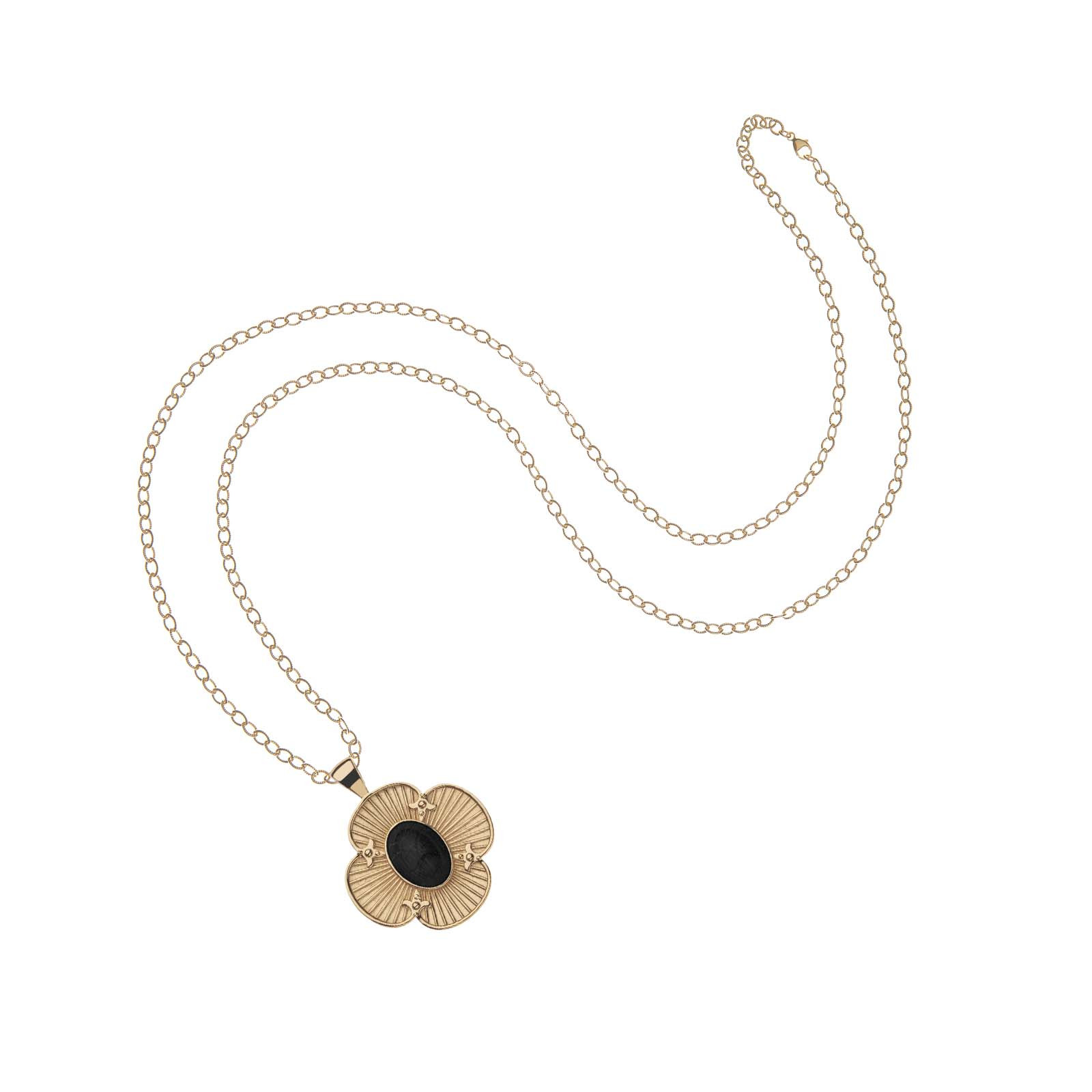 PROTECT JW Scarab Quatrefoil Pendant | Jane Win