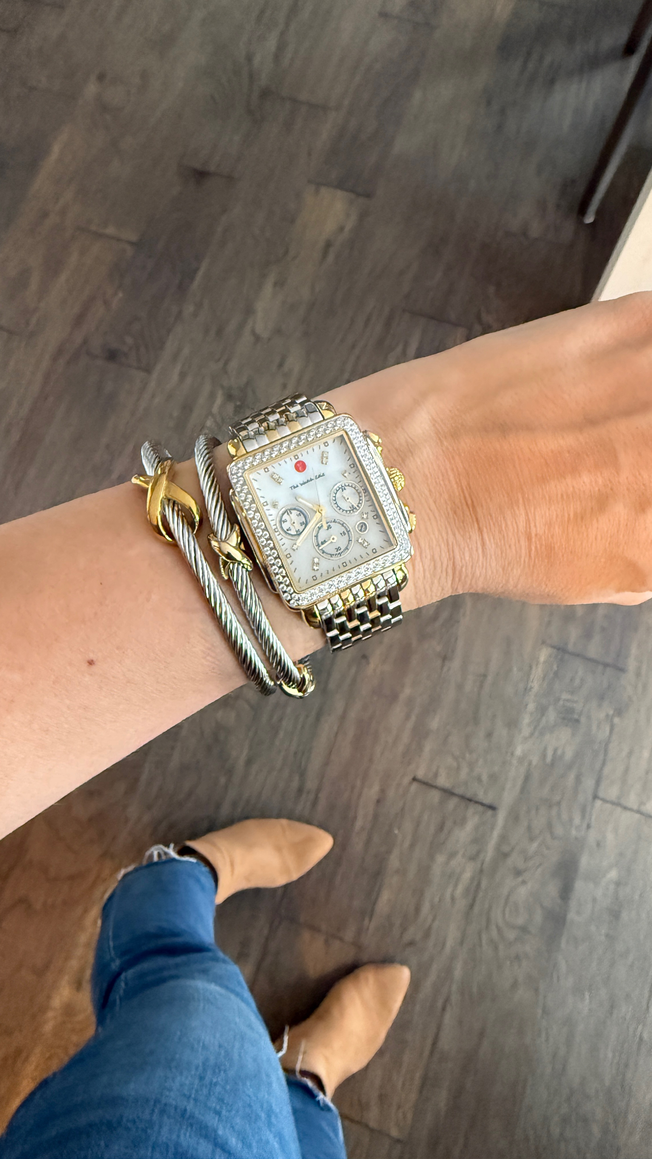 This is such a great look for less watch! This watch and bangle set is so cute and amazing for the price! 

#LTKSaleAlert #LTKGiftGuide #LTKWorkwear