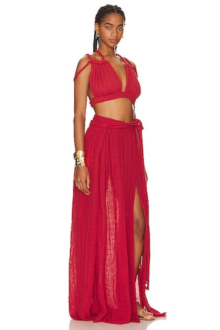 Kasia Kulenty Aphrodite Set in Cherry from Revolve.com | Revolve Clothing (Global)