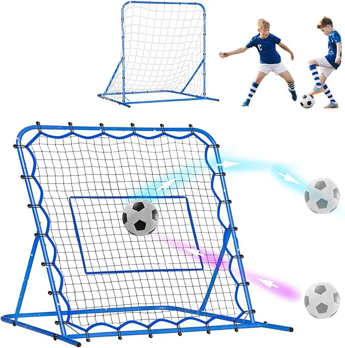 Dual-Mode Soccer Goal Net & Soccer Rebounder Net,Premium Durability for Intense Shooting Training... | Amazon (US)