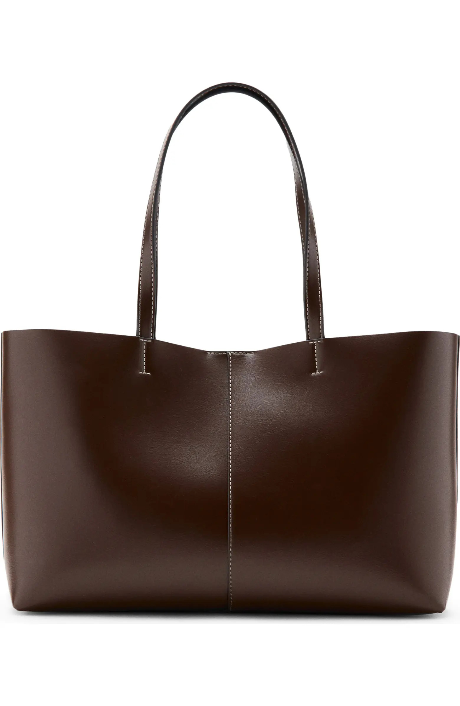 Faux Leather Shopper Tote | Nordstrom