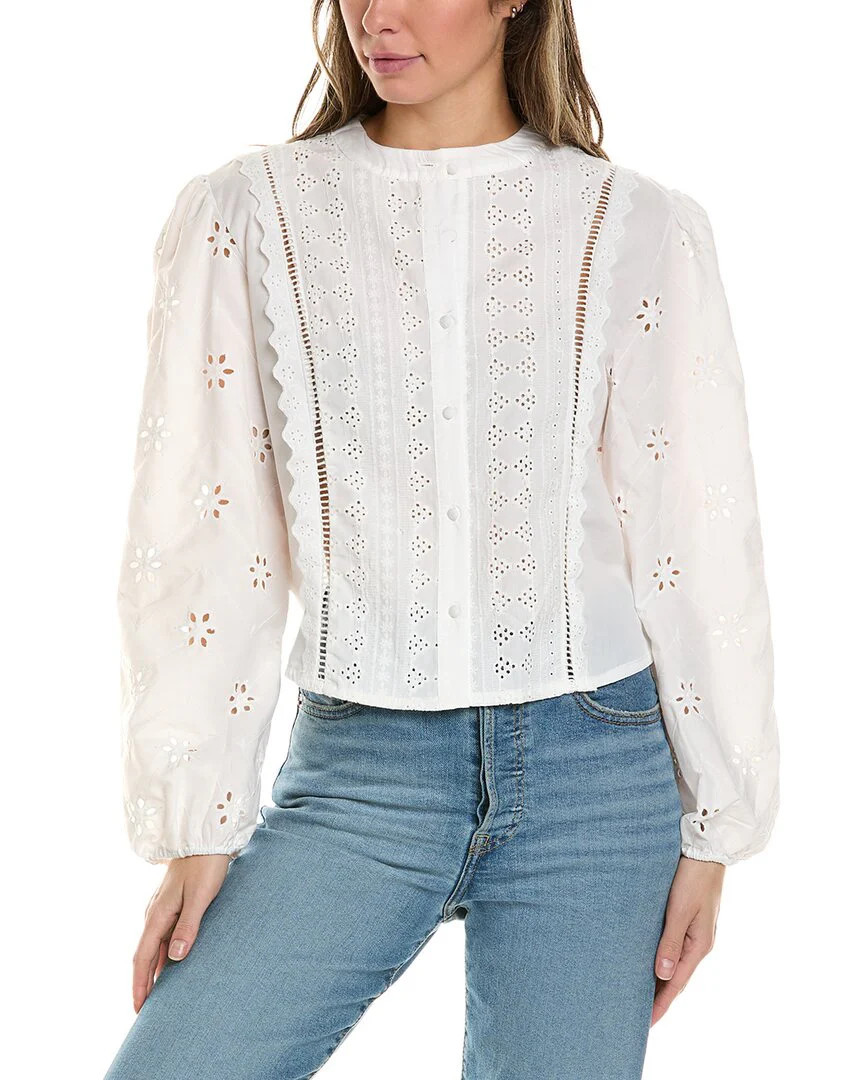Avantlook Eyelet Blouse | Shop Simon