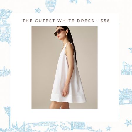 Obsessed with this white cotton mini dress from Jcrew. It’s 40% off on their Memorial Day sale. Would be so cute for summer newborn photos or a postpartum mom in the summer.

Postpartum style, white dress, jcrew sale, bump friendly summer style , bump friendly mini dress , white shift dresss

#LTKBump #LTKFindsUnder100