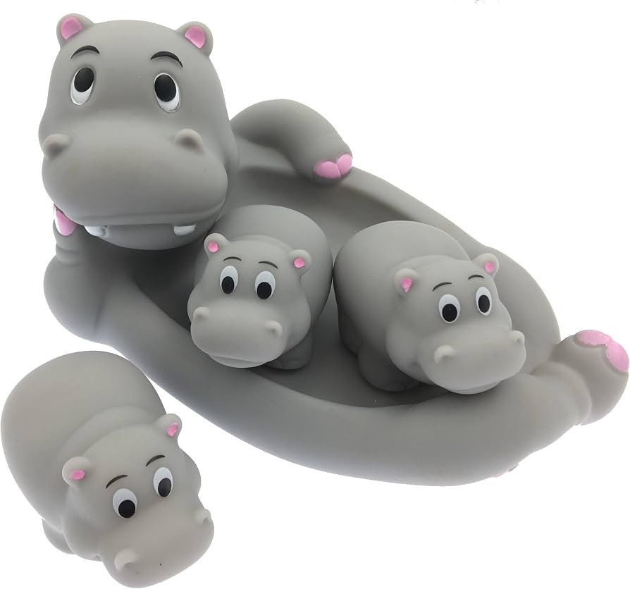 Playmaker Toys Rubber Hippo FamPlaymaker Toys Rubber Hippo Family Bathtub Toy Pals Also A Great P... | Amazon (US)