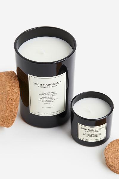 Große Duftkerze mit Korkdeckel | H&M (DE, AT, CH, NL, FI)