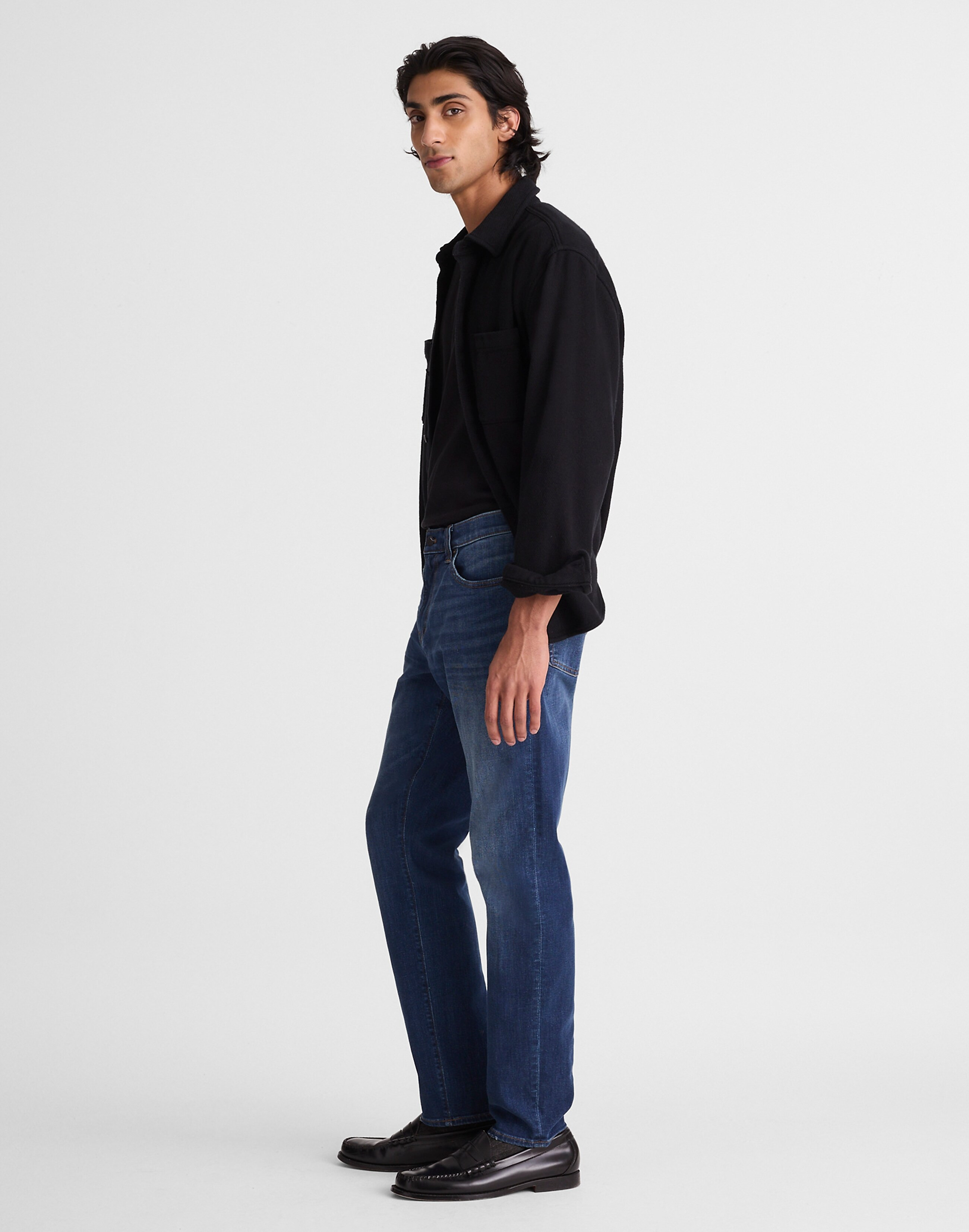 Athletic Slim Jeans in Leeward Wash: COOLMAX&reg; Denim Edition | Madewell