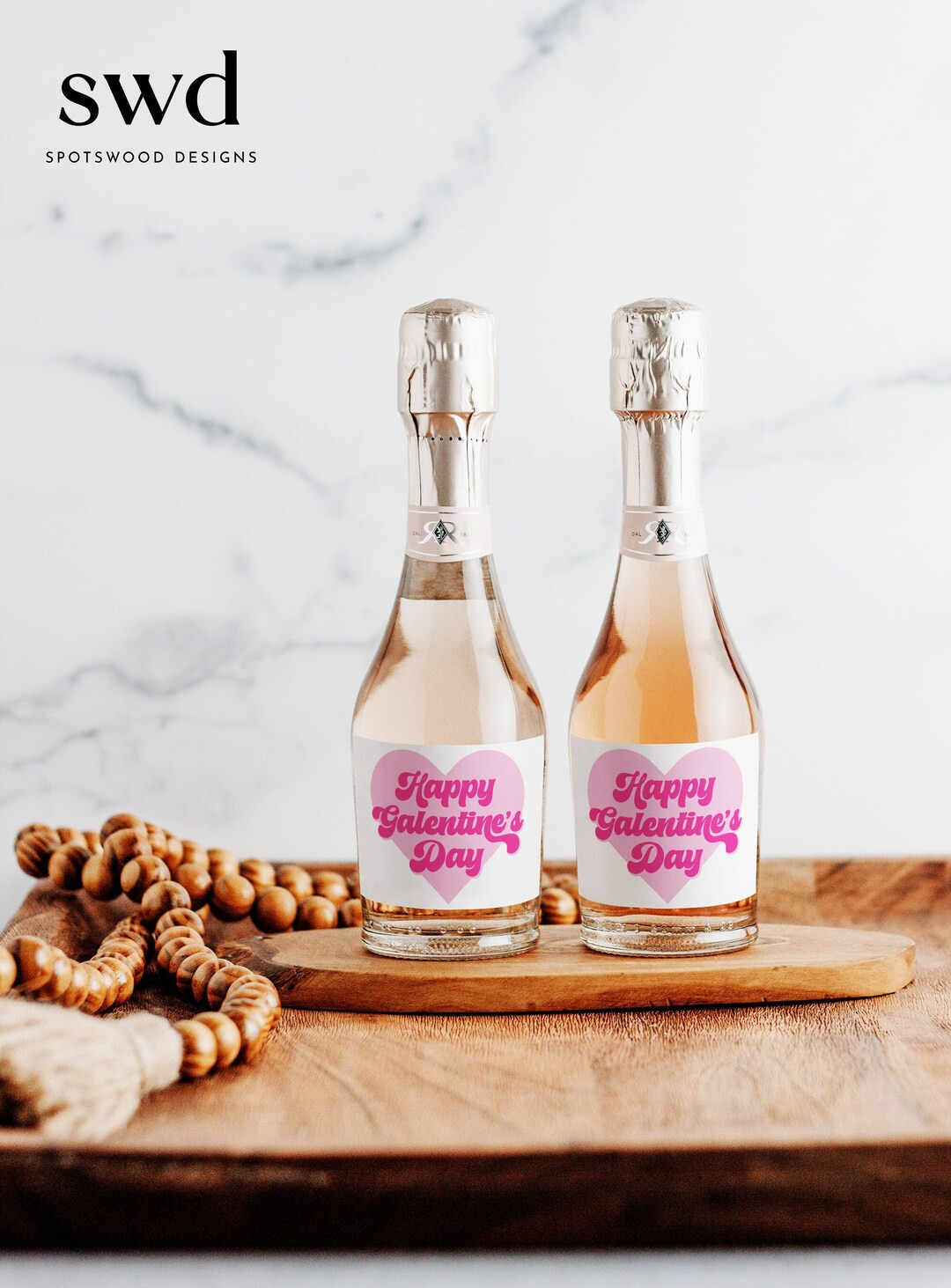 Galentine's Day Champagne Label. No Boys Allowed. Valentine's Day Party Decorations. Bubbles for ... | Etsy (US)