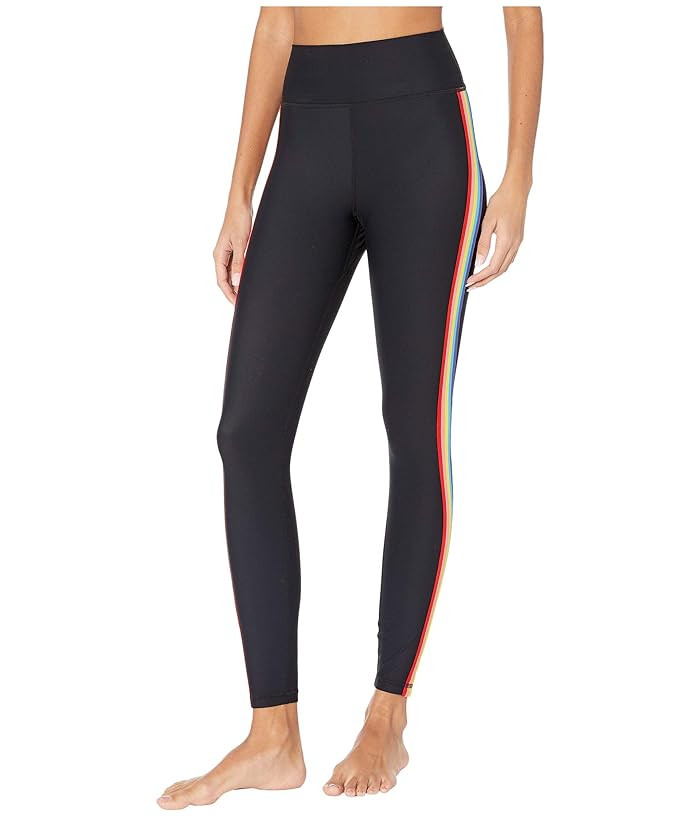 Spiritual Gangster 7/8 High-Waist Leggings (Black 2) Women's Casual Pants | Zappos
