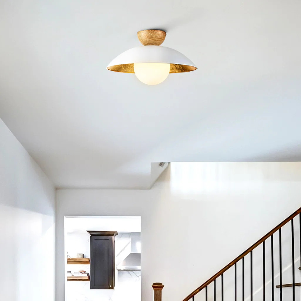 Briceson Glass Flush Mount | Wayfair North America