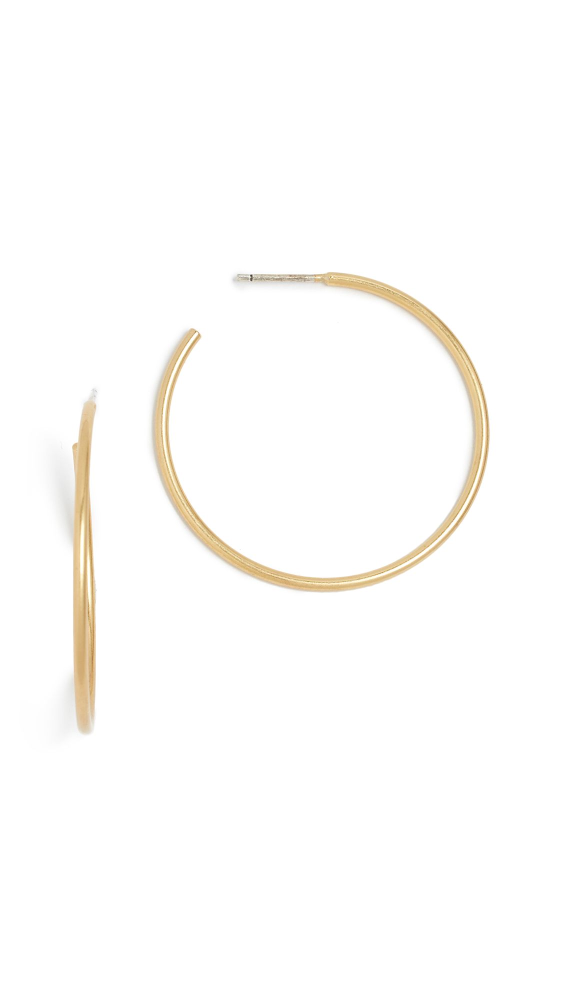 Madewell Medium Hoop Earrings | Shopbop