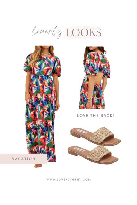 Loverly grey vacation look! Love this printed maxi dress from Nordstrom! 

#LTKunder100 #LTKSeasonal #LTKtravel