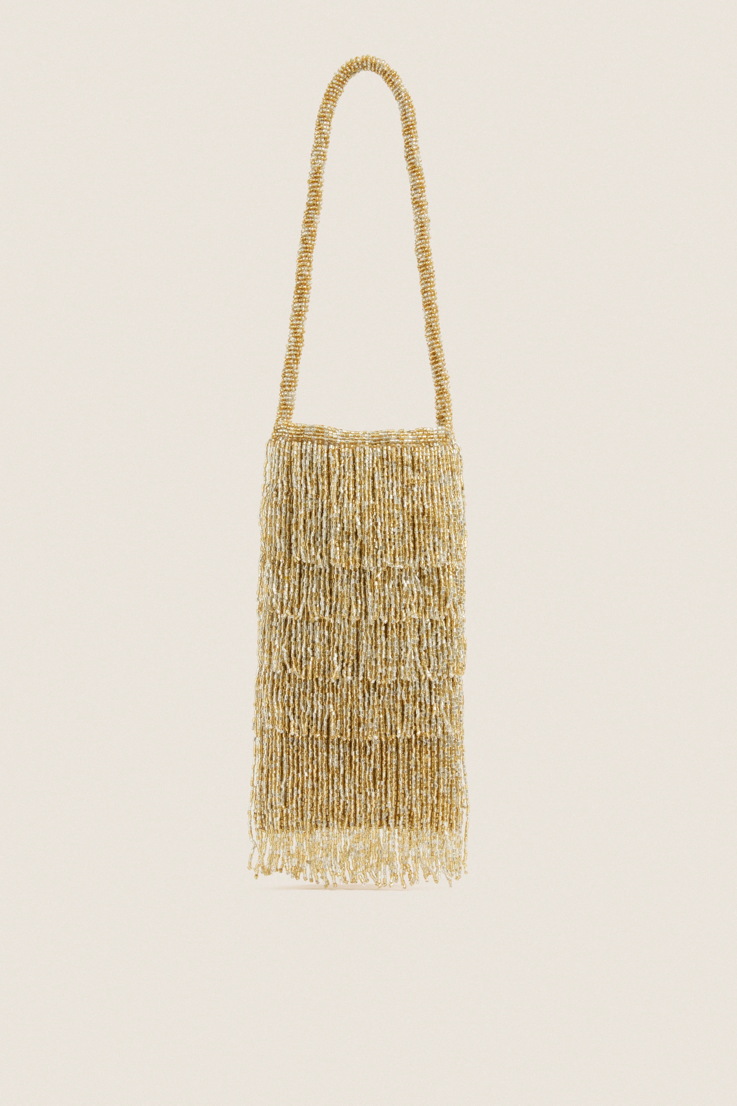 Gold Beaded Josephine Mini Bag | Tuckernuck (US)