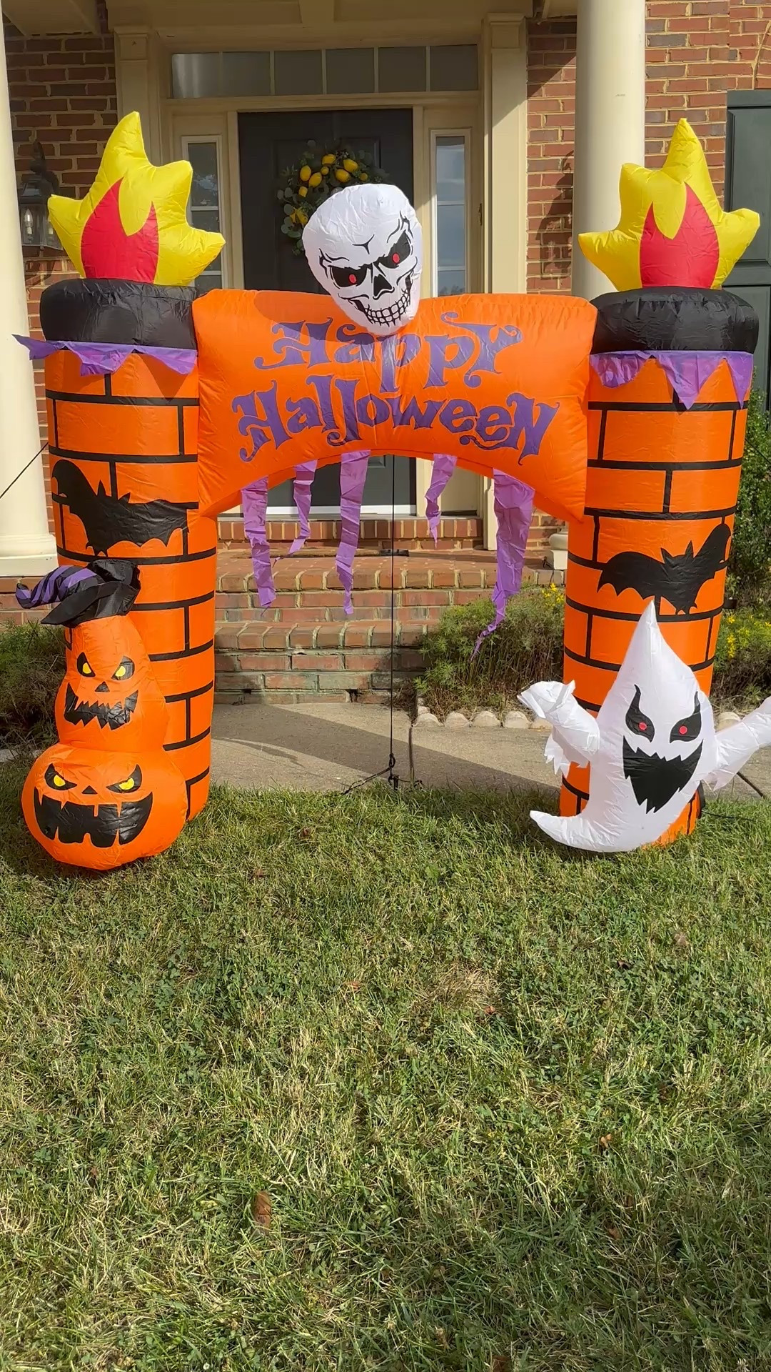 🎃👻 Halloween Front Porch Inflatable Decor is here, and it’s giving all the spooky, fun, and festive vibes! This giant Halloween inflatable archway comes complete with jack-o’-lantern pumpkins, a creepy ghost, spooky bats, and a flaming skull head 🔥💀 — the ultimate statement piece for your outdoor Halloween decorations.

Perfect for creating a Halloween entryway arch, welcoming trick-or-treaters, or turning your yard into a haunted house theme. Kids love it, neighbors notice it, and it instantly levels up your Halloween yard inflatables game.

Would you go all out with Halloween inflatable yard decor, or keep it simple with pumpkins and lights? 🕸🦇

✨ Shop Halloween inflatables & front porch decor now!
#HalloweenDecor #HalloweenInflatables #HalloweenFrontPorch #OutdoorHalloweenDecor #SpookySeason #TrickOrTreat #HalloweenArch #HolidayDecor #LTKHome #LTKHoliday #LTKSeasonal