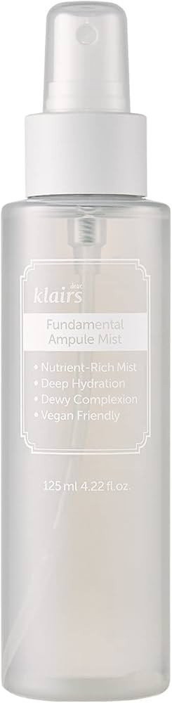 DearKlairs Fundamental Ampule Mist, 75% Green Tea Korean Face Toner Spray, Finishing Spray, Dewy ... | Amazon (US)