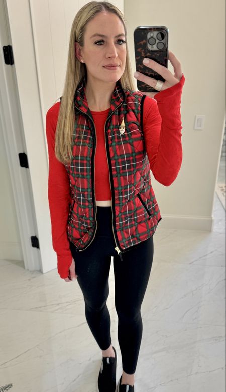 🎄 Holiday Outfit 🎄

This old vest is a staple I wear every holiday season over black, green, or red to add a pop of cheer. It’s available on Poshmark. 

These Spanx leggings are the easiest to throw on and go. Very comfortable and nice material. They’d make a great gift. 😉🎁

#everypiecefits

Christmas outfit
Christmas plaid
Christmas red
Tartan plaid
Tartan vest
Plaid vest 

#LTKHoliday #LTKGiftGuide #LTKSeasonal