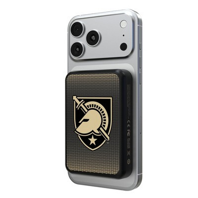 United States Military Academy Black Knights Linen Wireless Mag Power Bank | Target