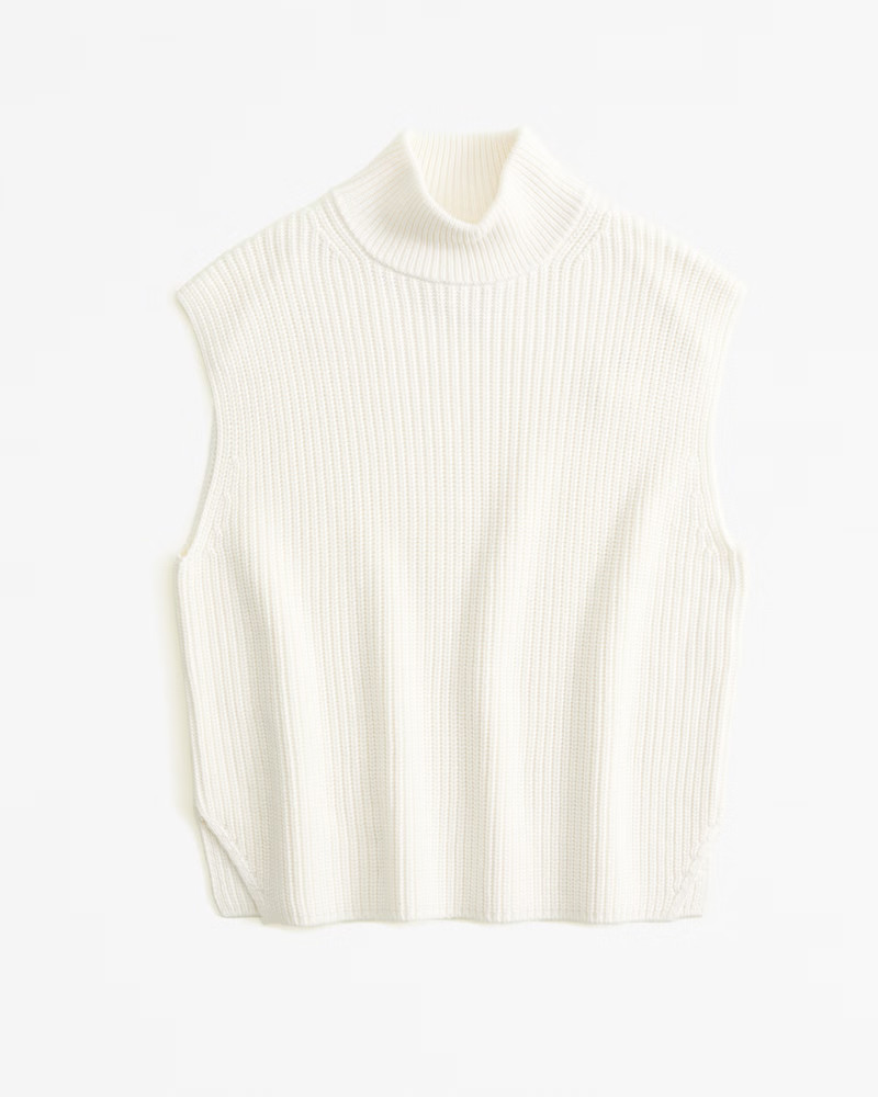 Sleeveless Turtleneck Sweater | Abercrombie & Fitch (US)