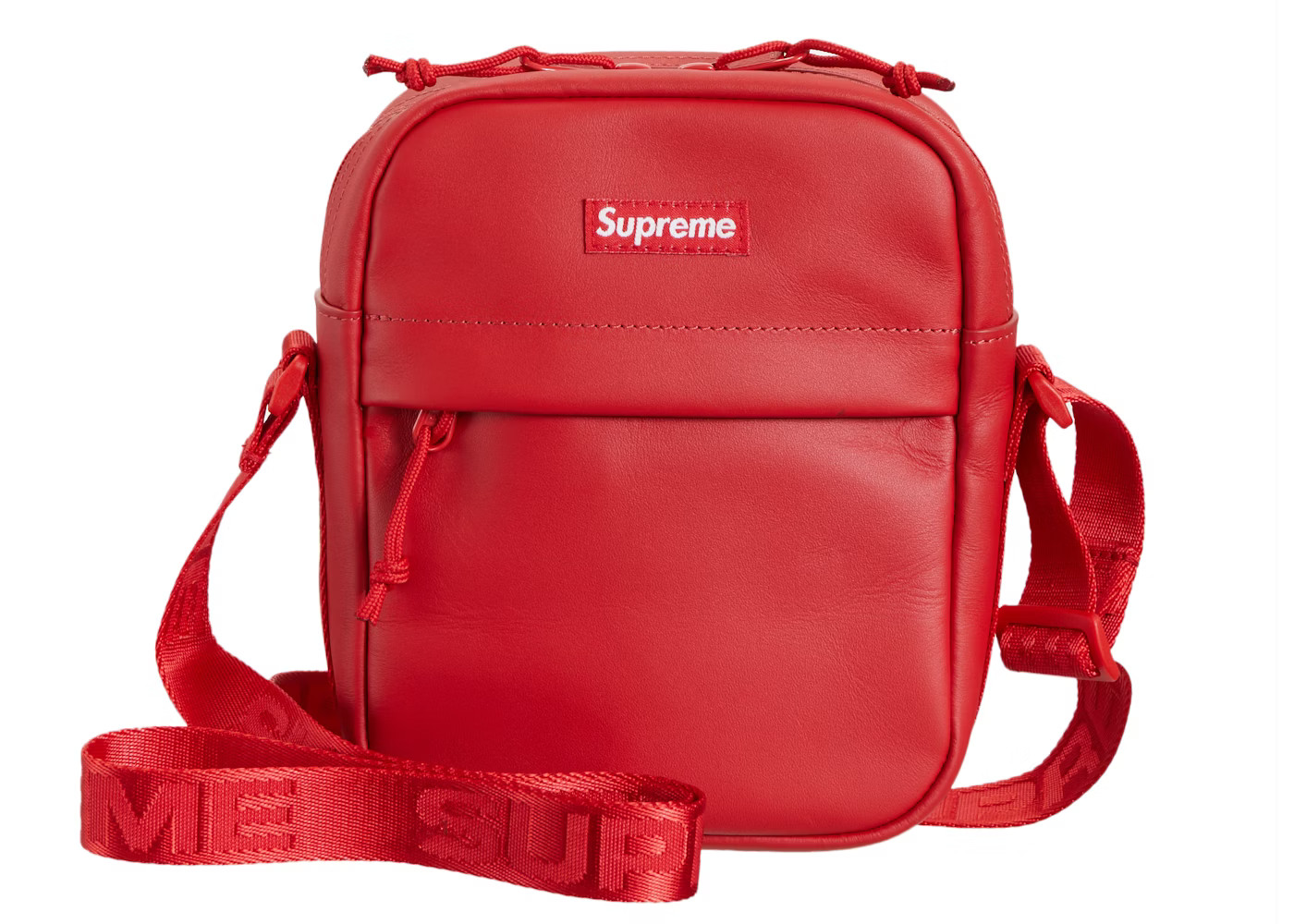Supreme Leather Shoulder BagRed | StockX