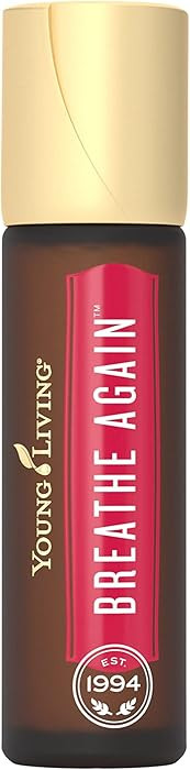 Young Living Breathe Again Essential Oil Roll On 10ml for Easy Relief Copaiba Myrtle Peppermint E... | Amazon (US)