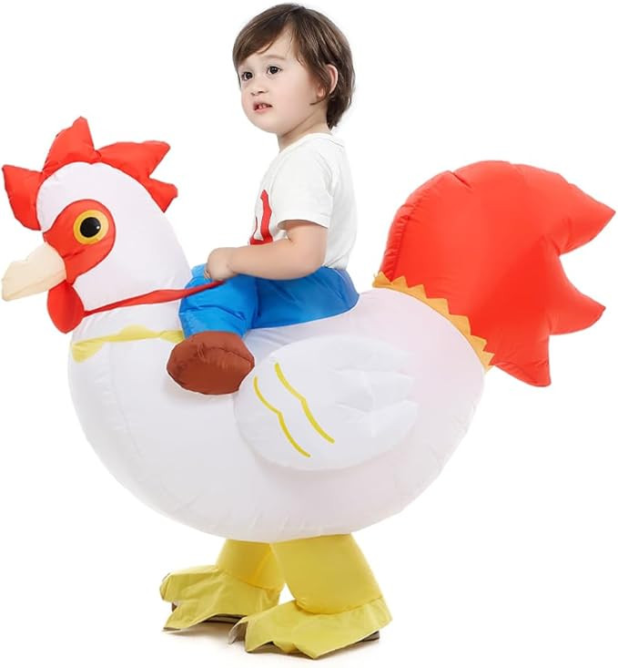 HSCTEK Toddler Inflatable Ride On Chicken Costume | Amazon (US)