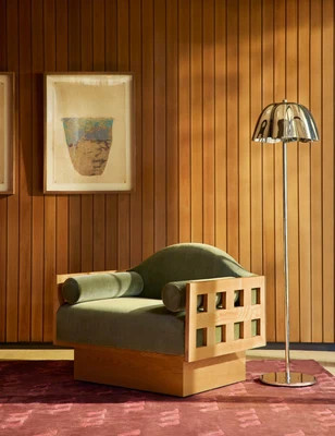 Kromi Floor Lamp by Sarah Sherman Samuel, Chrome | Lulu and Georgia 