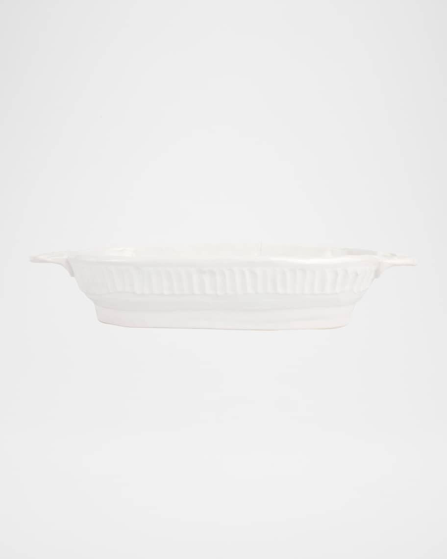 Vietri Pietra Serena Handled Oval Bowl | Neiman Marcus