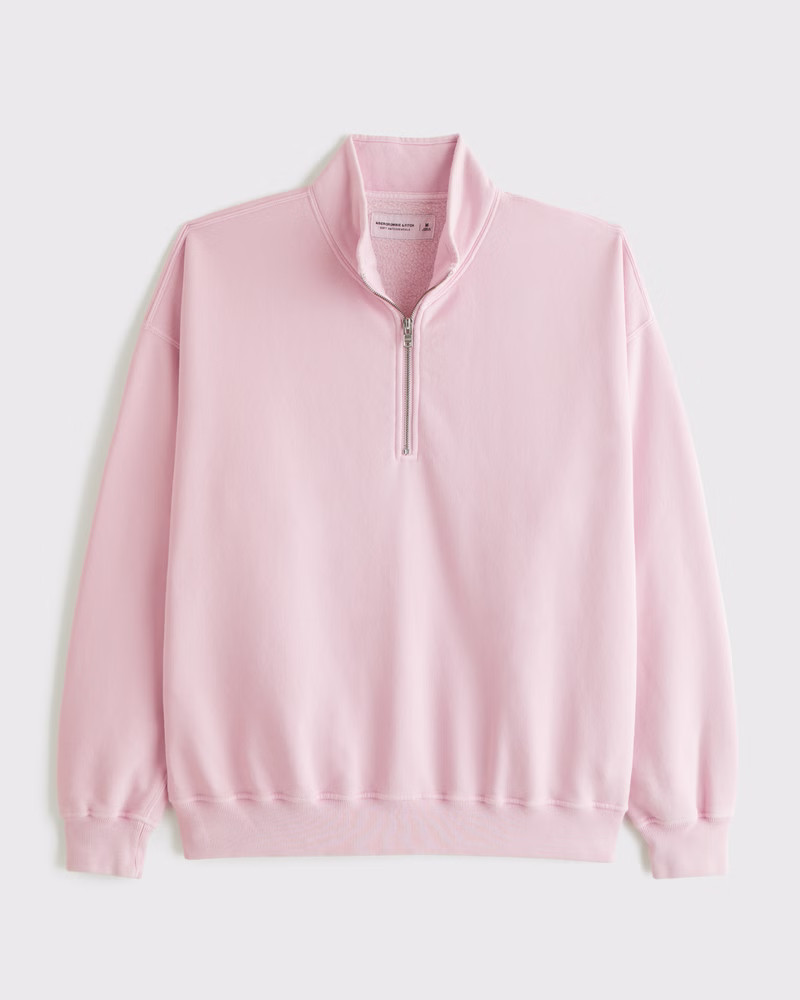 Essential Half-Zip Sweatshirt | Abercrombie & Fitch (US)