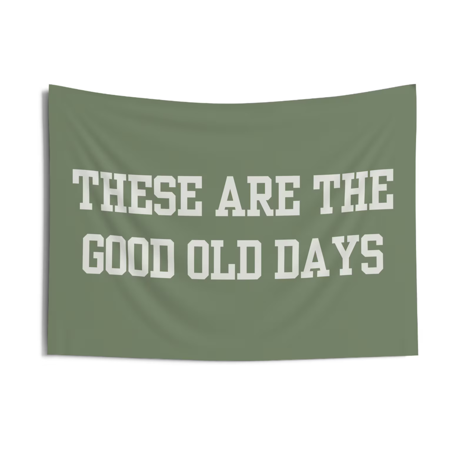 These Are the Good Old Days, Playroom Decor for Kids, Wall Banner for Kids Room, Green Decor for ... | Etsy (US)