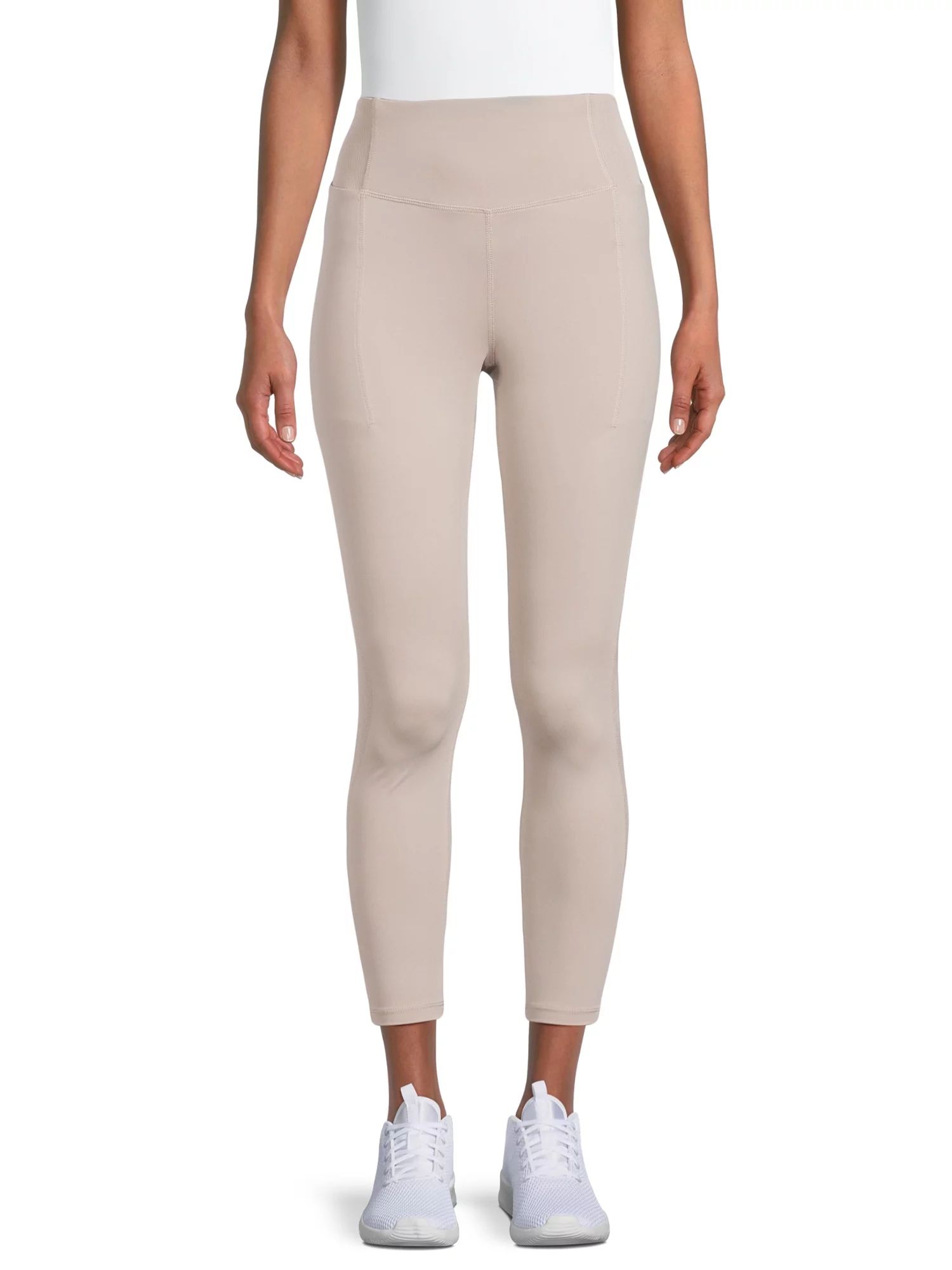 Avia Women's Performance Leggings with Ribbed Insets | Walmart (US)