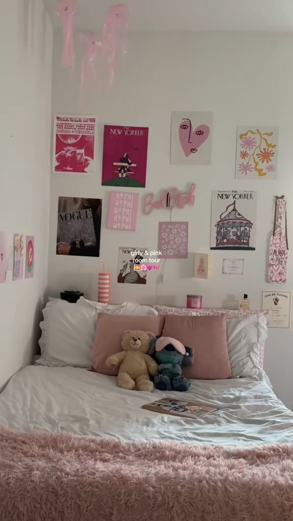 i’m so obsessed with my pink & girly college apartment!! i had such a small space but was able to do so much with it and i love how it looks so much like me🩷 these also make such great gifts for any girly girl!! 

#LTKHome #LTKU #LTKCyberWeek