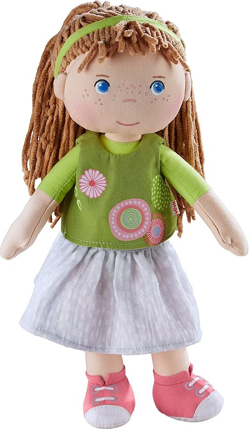 HABA Hedda Soft Doll with Brown Hair, Blue Eyes and Embroidered Face for Ages 18 Months and Up | Amazon (US)