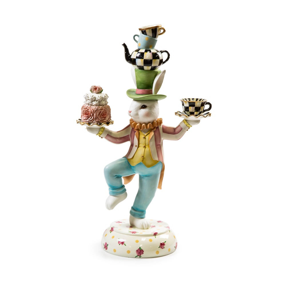 Rose Rabbit Centerpiece | MacKenzie-Childs