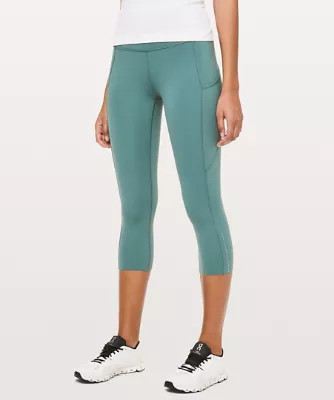 Fast and Free Reflective High-Rise Crop 19" | lululemon (AU)