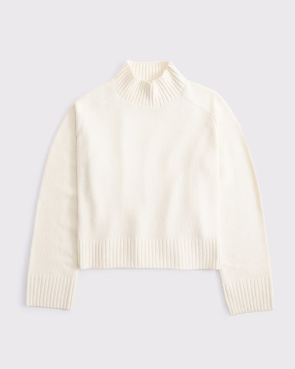 Easy Mockneck Sweater | Abercrombie & Fitch (US)