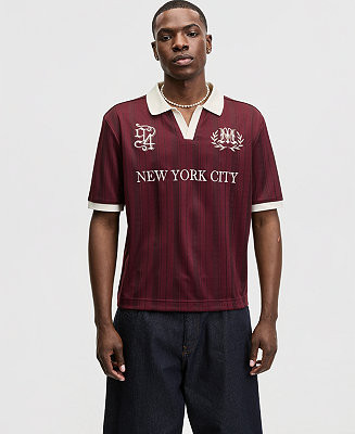 Mode of One Men's New York City Soccer Polo Shirt, Exclusive | Macy's