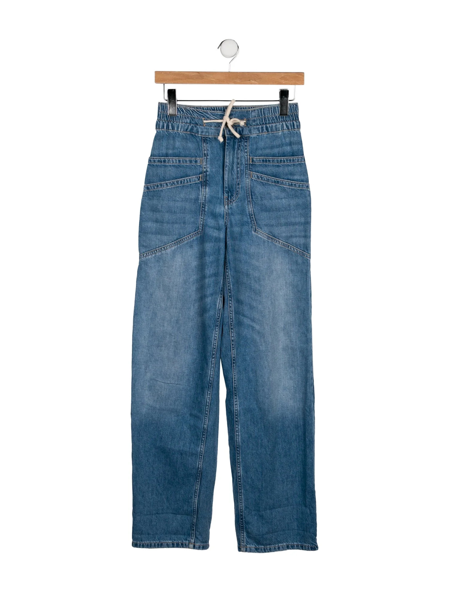 High-Rise Straight Leg Jeans | The RealReal