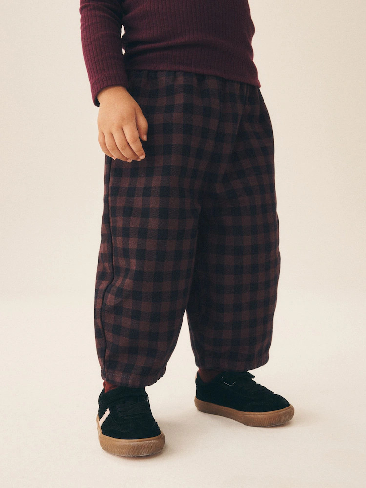Purple/ Navy Check Hareem Trousers (3mths-7yrs) | Next EU