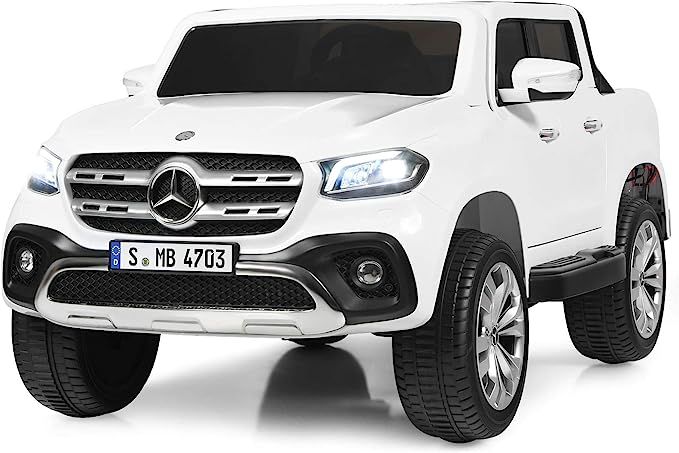 Amazon.com: Costzon 2-Seater Ride on Truck, Licensed Mercedes Benz X Class Battery Powered Ride o... | Amazon (US)