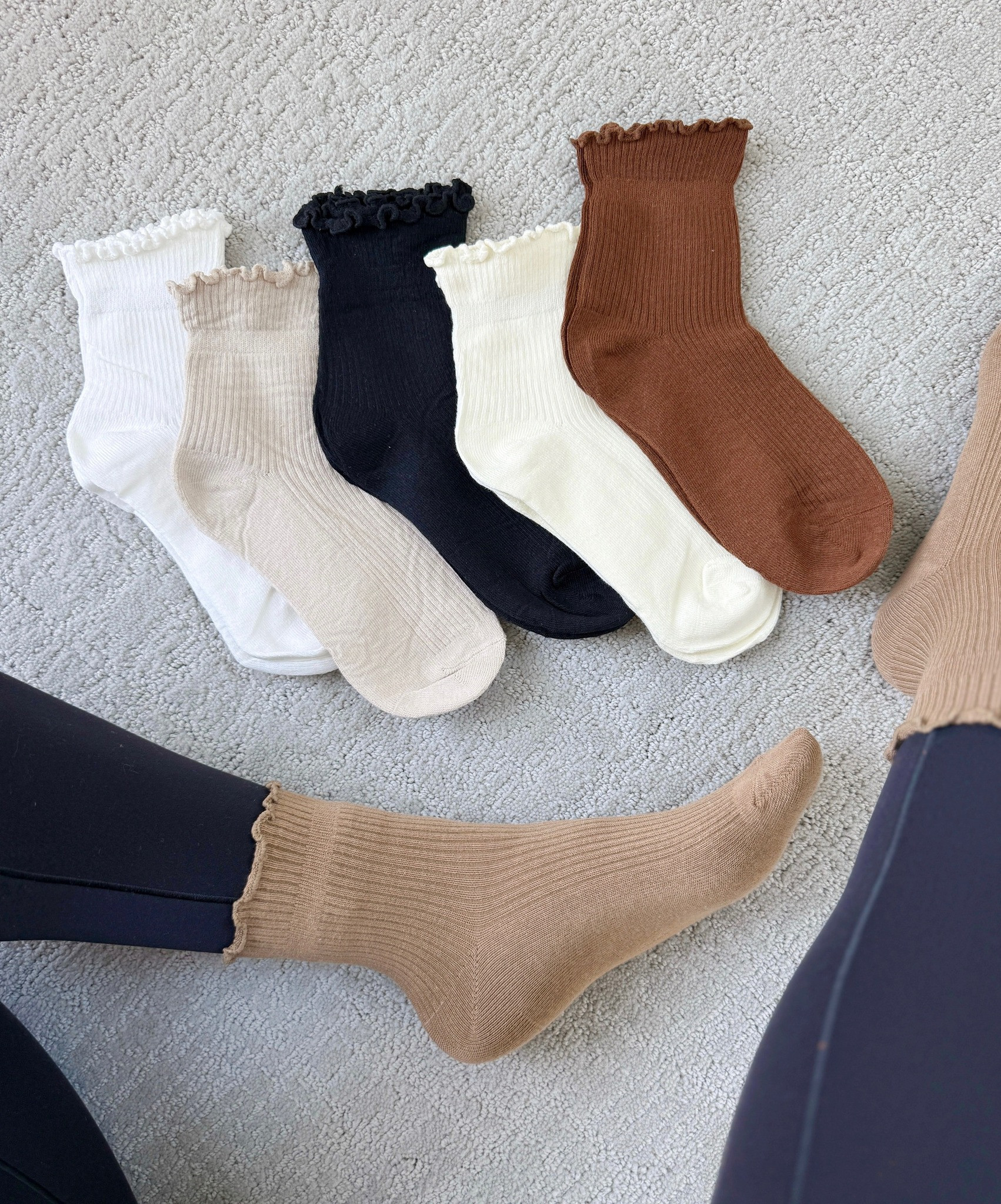 I'm pretty sure I have worn these socks every day since I've purchased them! Such a cute 6-pack for less than $15. TTS! 

 #LTKmomlife #LTKselfcare #LTKActive