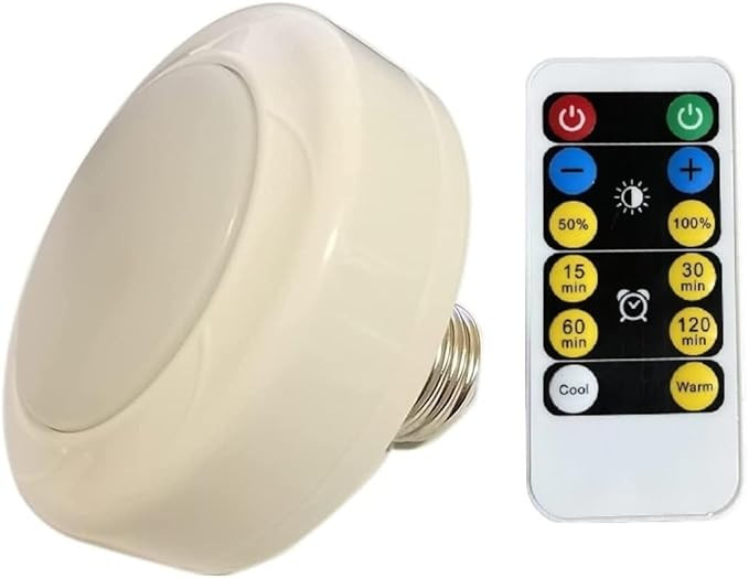 1 Pack Battery Operated Light Bulbs for Lamps with Remote,Replacement AA Bulb,Battery Powered LED... | Amazon (US)