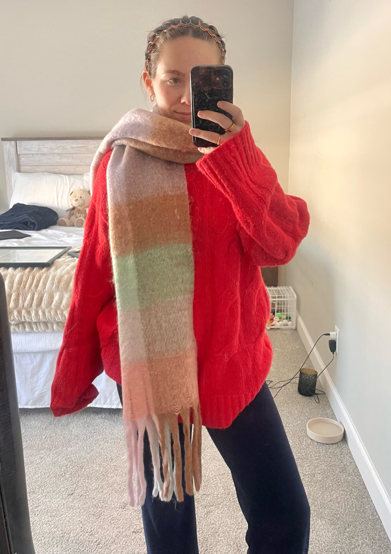 This scarf is a must have for the winter!! I couldn’t link this exact one but I linked similar ones