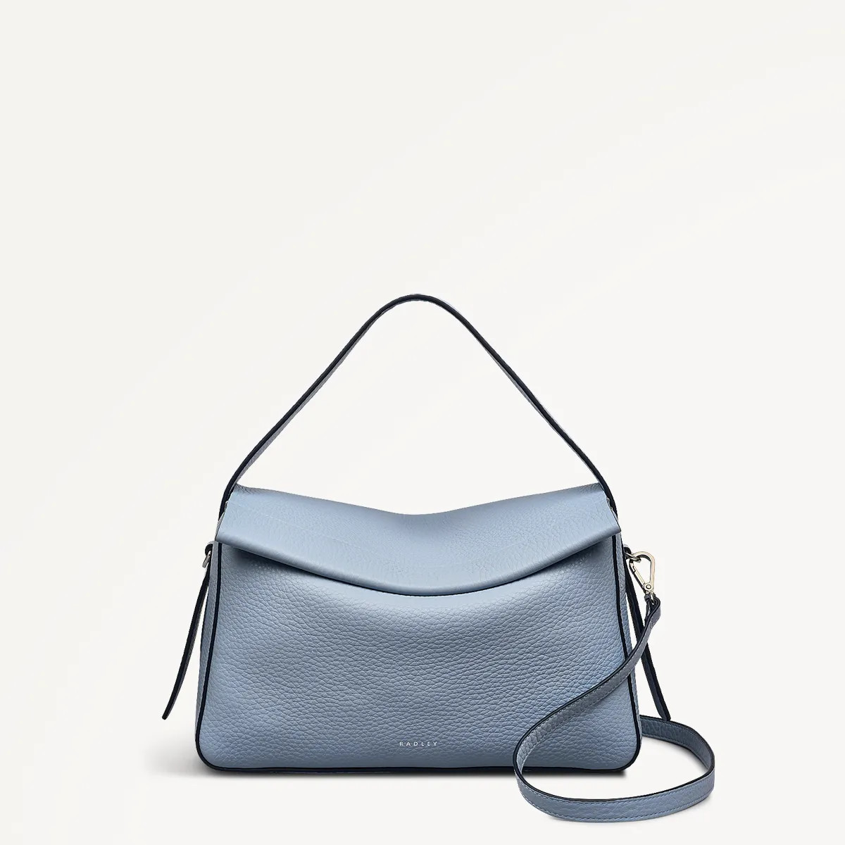 Smoke Blue Leather Grab Bag | De Beauvoir SS25 | Radley | Radley London US