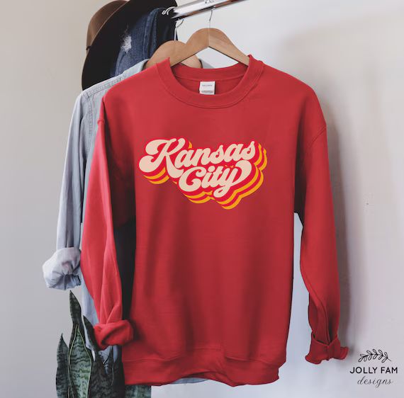 Kansas City Sweatshirt Women KC Sweatshirts Cute Kansas City - Etsy | Etsy (US)