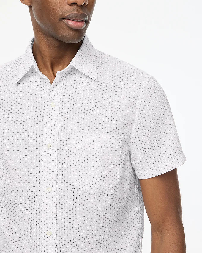 Slim short-sleeve seersucker shirt | J.Crew Factory