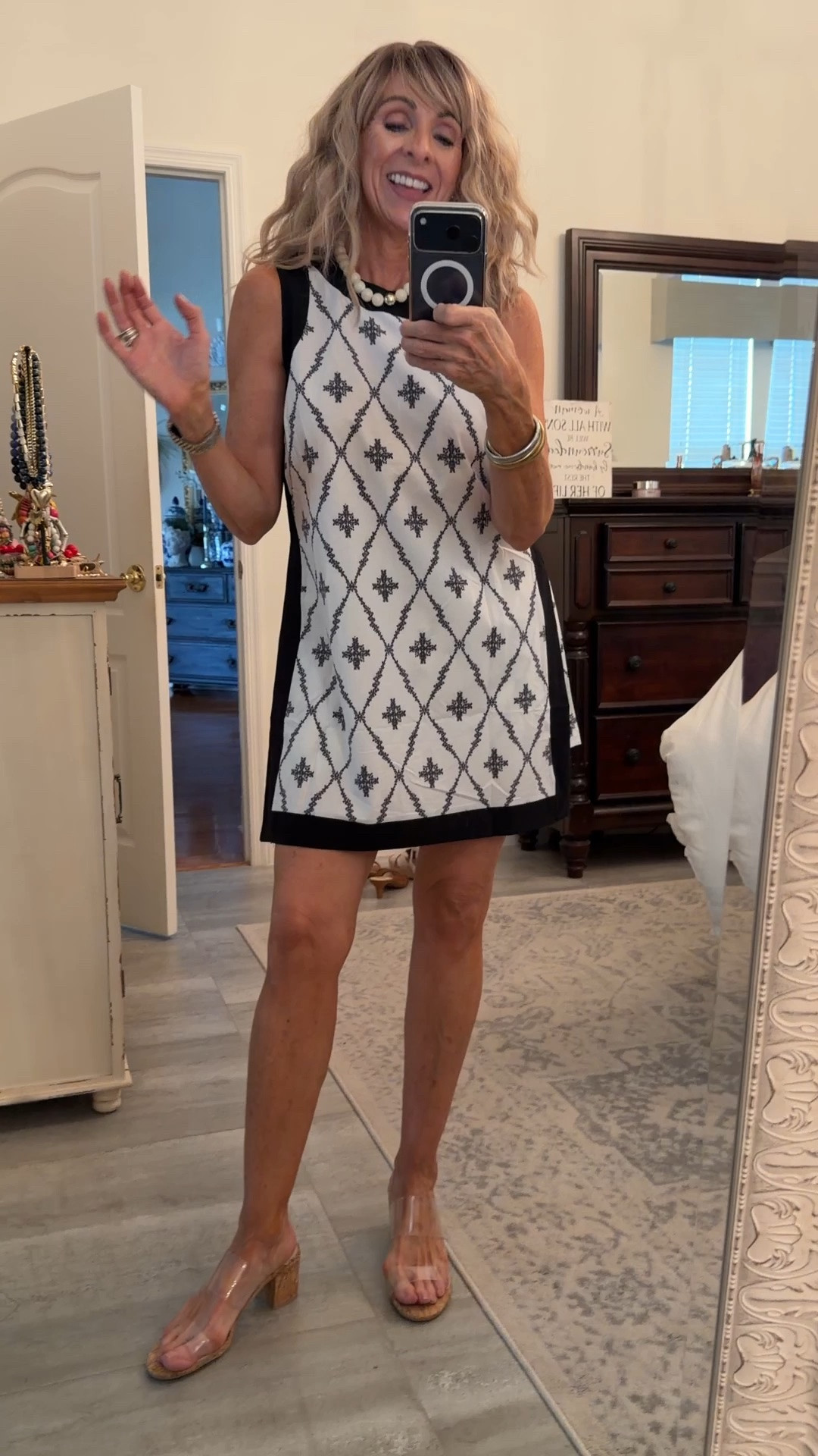 Seriously cute! Wearing a small. Love the retro feel but it’s totally modern with the shorts. 
The shoes are amazing and rival the pair I own that were $138. These are a fraction of the cost.

#LTKOver40 #LTKSaleAlert