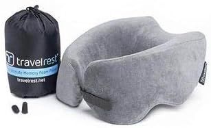 TRAVELREST Nest Patented Ultimate Memory Foam Travel Pillow/Neck Pillow - Washable - Voted Best T... | Amazon (US)