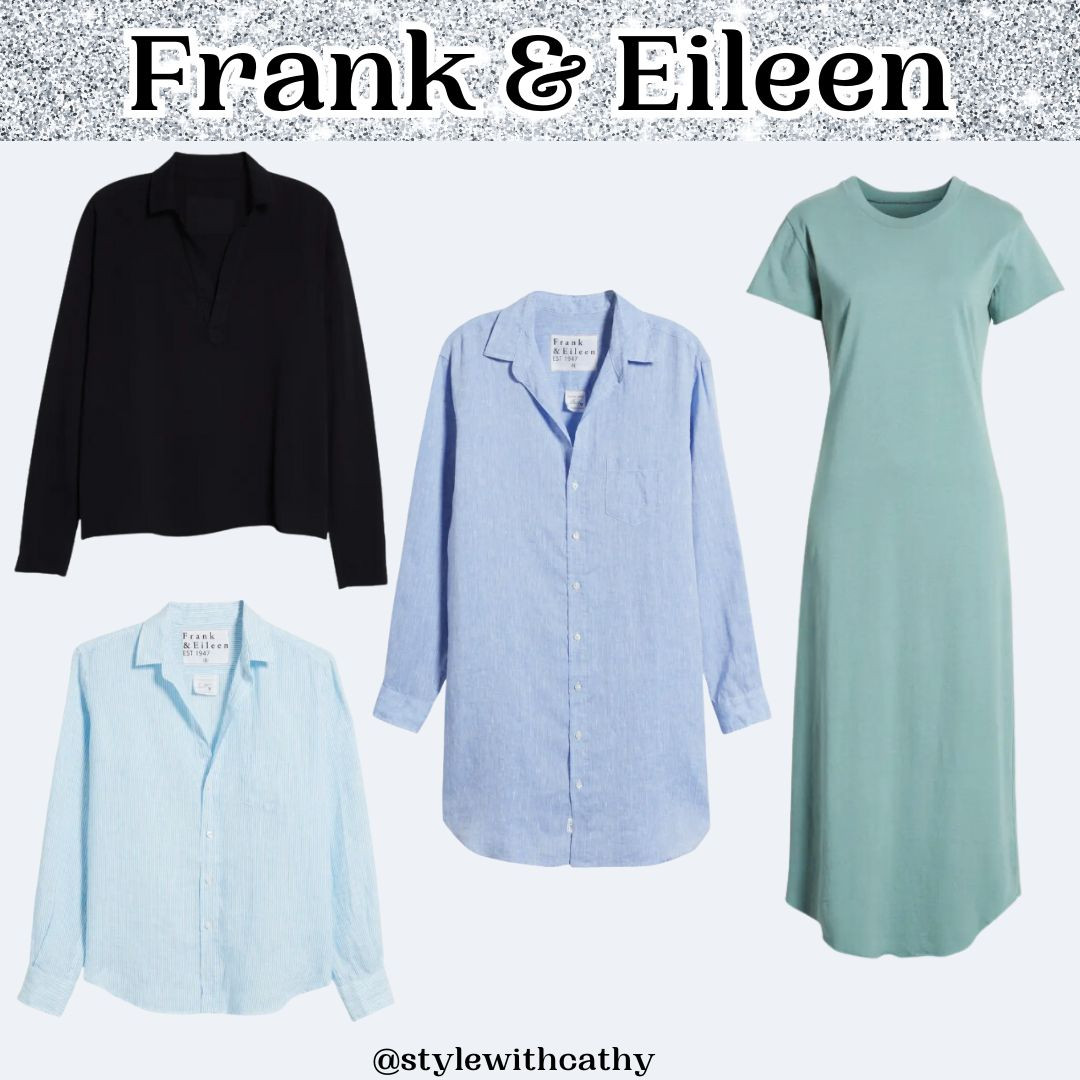 Nordstrom has some great Frank & Eileen pieces on sale. I wear size XL in all of their clothes. 

 #LTKCyberWeek #LTKSaleAlert #LTKPlusSize