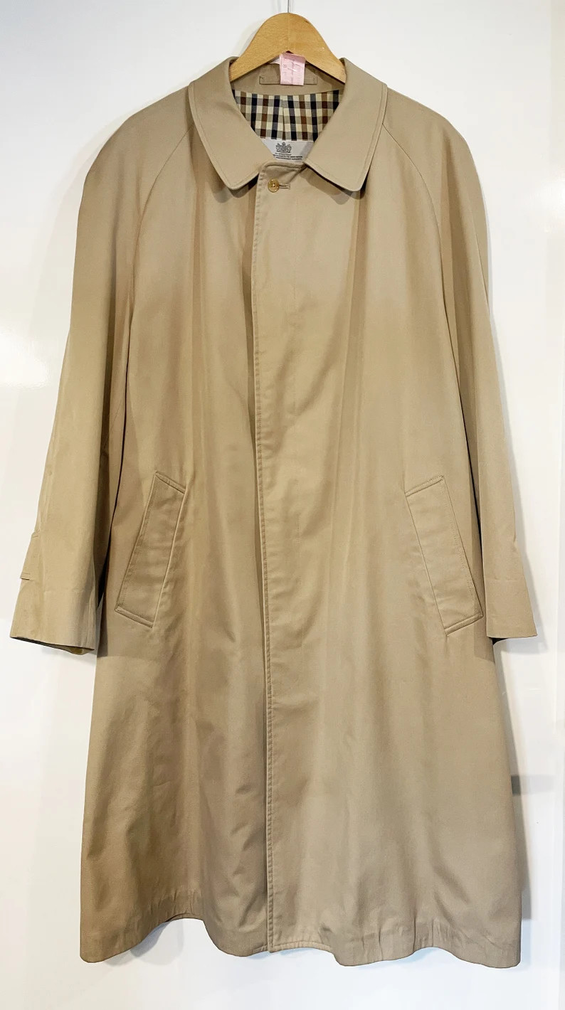 Trench / Waterproof for Men Aquascutum of London Made in | Etsy | Etsy (US)